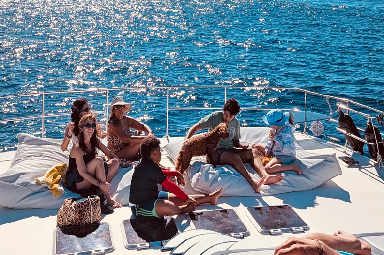 Catamaran cruise guests in Punta Cana