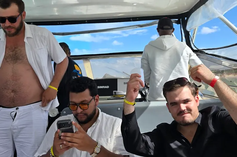 Yacht rental guests in Punta Cana