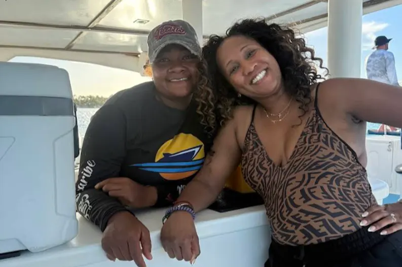 Boat rental guests having fun in Punta Cana